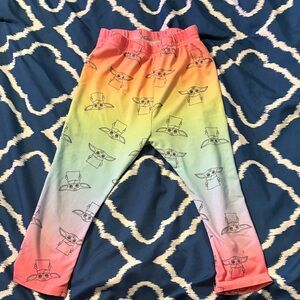 Kids Rainbow Ombre Leggings
